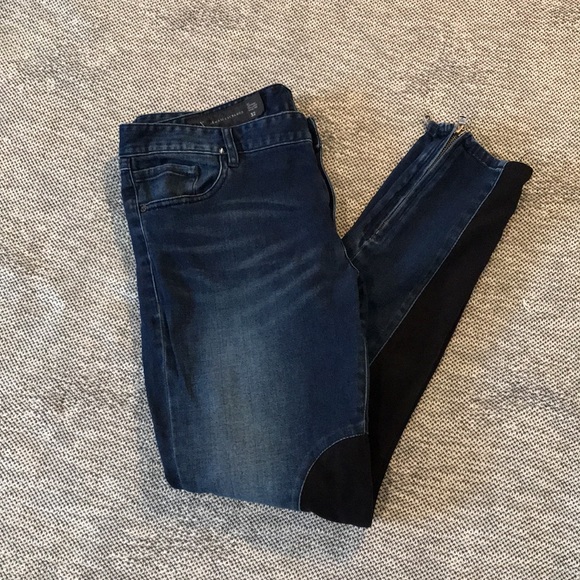 Armani Exchange jean leggings riding style, zipper leg - Picture 6 of 6